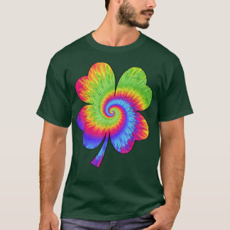 Irish Shamrock Tie Dye Happy St Patrick's Day Go L Tシャツ