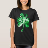 Irish Shamrock Tie Dye Happy St Patrick's Day Go L Tシャツ (正面)