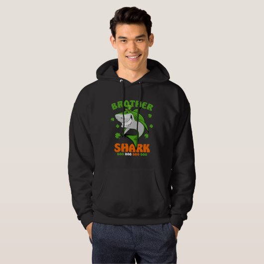 Irish Shark St Patrick s Day Cute For Mens Womens パーカ (正面フル)