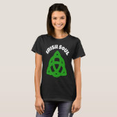 IRISH SOUL CELTIC KNOT ST PATRICK'S DAY Tシャツ (正面フル)