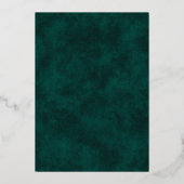 Irish St Patricks Celtic Lucky Wedding 箔招待状 (裏面)