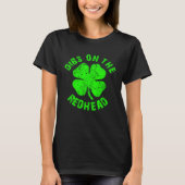 Irish St Patricks Day Shamrock Dibs On The Redhead Tシャツ (正面)