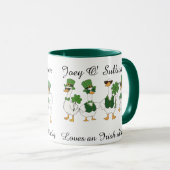Irish St Patty's Day Custom Funny Mug マグカップ (正面右)