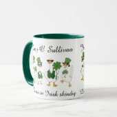 Irish St Patty's Day Custom Funny Mug マグカップ (正面左)