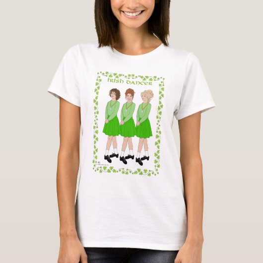 Irish Step Dancer Feis Tシャツ (正面)