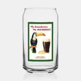 Irish Stout Bridal Shower Beer Glass Favor/Gift ガラス缶