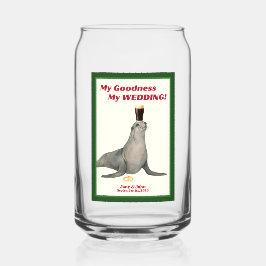 Irish Stout Bridal Shower Beer Glass Favor/Gift ガラス缶