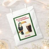 Irish Stout Bridal Shower/Wedding Favor Bags フェイバーバッグ (クリップ留めされた状態)