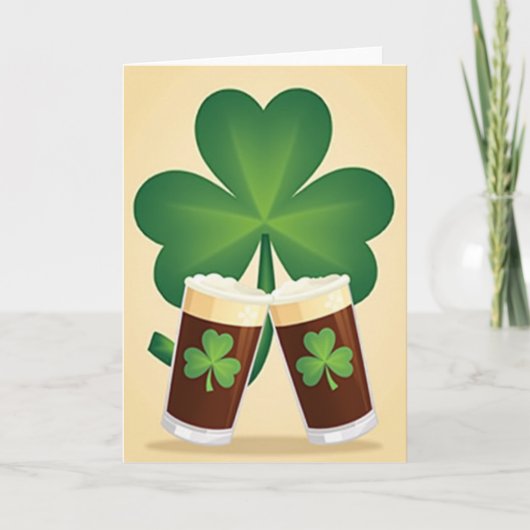 Irish Stout Cheers Card カード (正面)