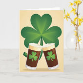 Irish Stout Cheers Card カード (黄色い花)