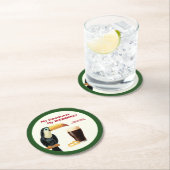 Irish Stout Wedding Favor Paper Coaster ラウンドペーパーコースター (インサイチュ)