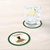 Irish Stout Wedding Favor Paper Coaster ラウンドペーパーコースター (インサイチュ)