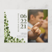 Irish Stylized Shamrock Leafy Foliage  ポストカード (正面)