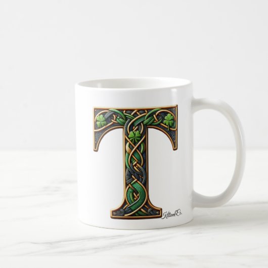 Irish T Monogram Coffee Mug コーヒーマグカップ (右)