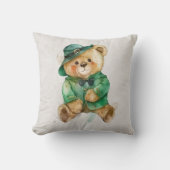 Irish Teddy Bear クッション (正面)