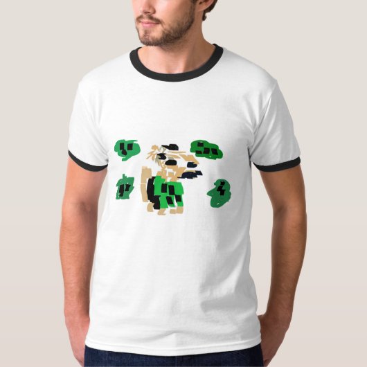 Irish Terrier wear green St Patrick Tシャツ (正面)
