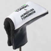 Irish Tonight Hungover Tomorrow ゴルフヘッドカバー (3/4 正面)