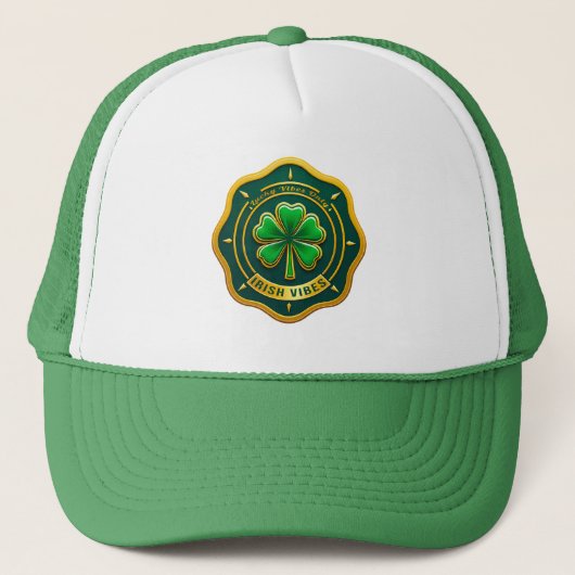 Irish Vibes Club St Patrick’s Day - boné キャップ (正面)