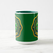 Irish Vibes Club St Patrick’s Day - caneca マグカップ (中央)