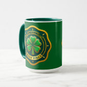 Irish Vibes Club St Patrick’s Day - caneca マグカップ (正面左)