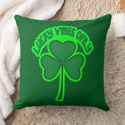 Irish Vibes St Patrick’s Day Shirt – almofada クッション (ブランケット)