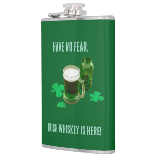 Irish Whiskey Is Here Vinyl Wrapped Flask フラスク (左)