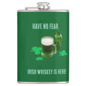 Irish Whiskey Is Here Vinyl Wrapped Flask フラスク (正面)