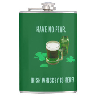 Irish Whiskey Is Here Vinyl Wrapped Flask フラスク