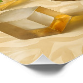 Irish Whiskey Tumbler Shamrock Ice "Sláinte!" ポスター (コーナー)