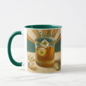Irish Whiskey Tumbler Shamrock Ice "Sláinte!" マグカップ (左)