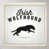 Irish Wolfhound ポスター (正面)