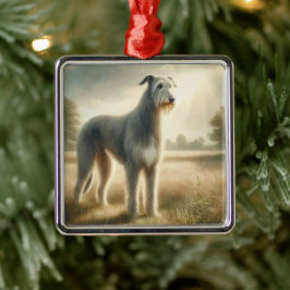 Irish Wolfhound メタルオーナメント