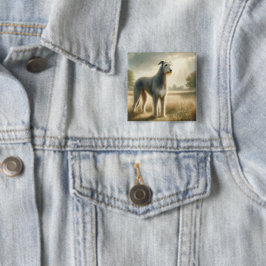 Irish Wolfhound 缶バッジ