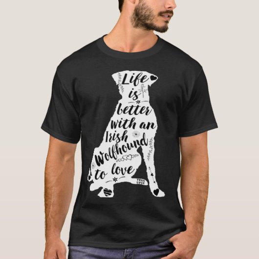 Irish Wolfhound Dog for Irish Wolfhound Dog Tシャツ (正面)