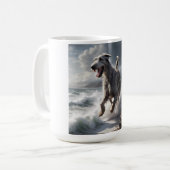 Irish Wolfhound Elegant Breed Coffee Mug コーヒーマグカップ (正面左)