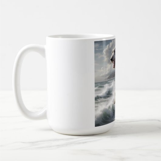 Irish Wolfhound Elegant Breed Coffee Mug コーヒーマグカップ (左)