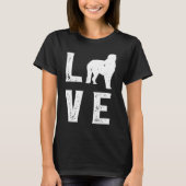 Irish Wolfhound Love Tシャツ (正面)