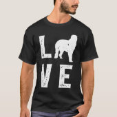 Irish Wolfhound Love Tシャツ (正面)