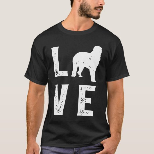 Irish Wolfhound Love Tシャツ (正面)