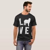 Irish Wolfhound Love Tシャツ (正面フル)