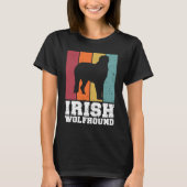 Irish Wolfhound Vintage 2 Tシャツ (正面)