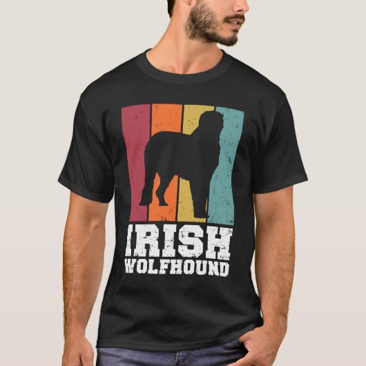 Irish Wolfhound Vintage  2 Tシャツ (正面)