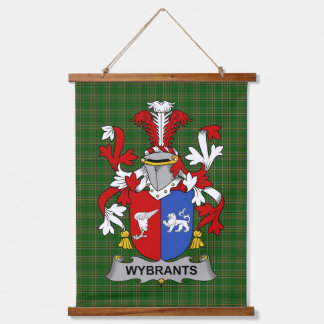Irish Wybrants Coat of Arms Family Crest 吊り下げ型タペストリー