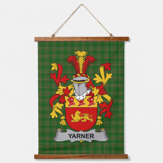 Irish Yarner Coat of Arms Family Crest 吊り下げ型タペストリー