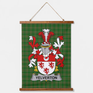 Irish Yelverton Coat of Arms Family Crest 吊り下げ型タペストリー