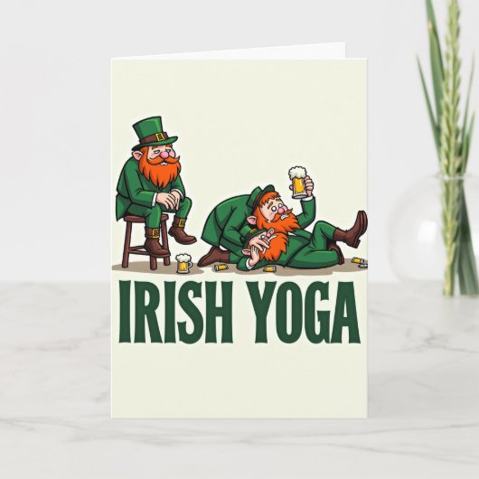 Irish Yoga Celebration Card カード (正面)