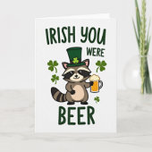 Irish You Were Beer Card カード (正面)