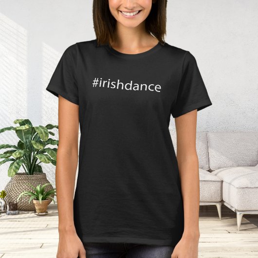 #irishdance – ブラック – アイリッシュダンス tシャツ