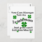 Irishman – あなたはいつも… ポストカード (正面/裏面)