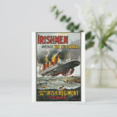 Irishmen avenge the Lusitania_Poster ポストカード (スタンド正面)